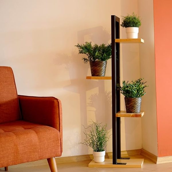 Support de plantes à 3 niveaux